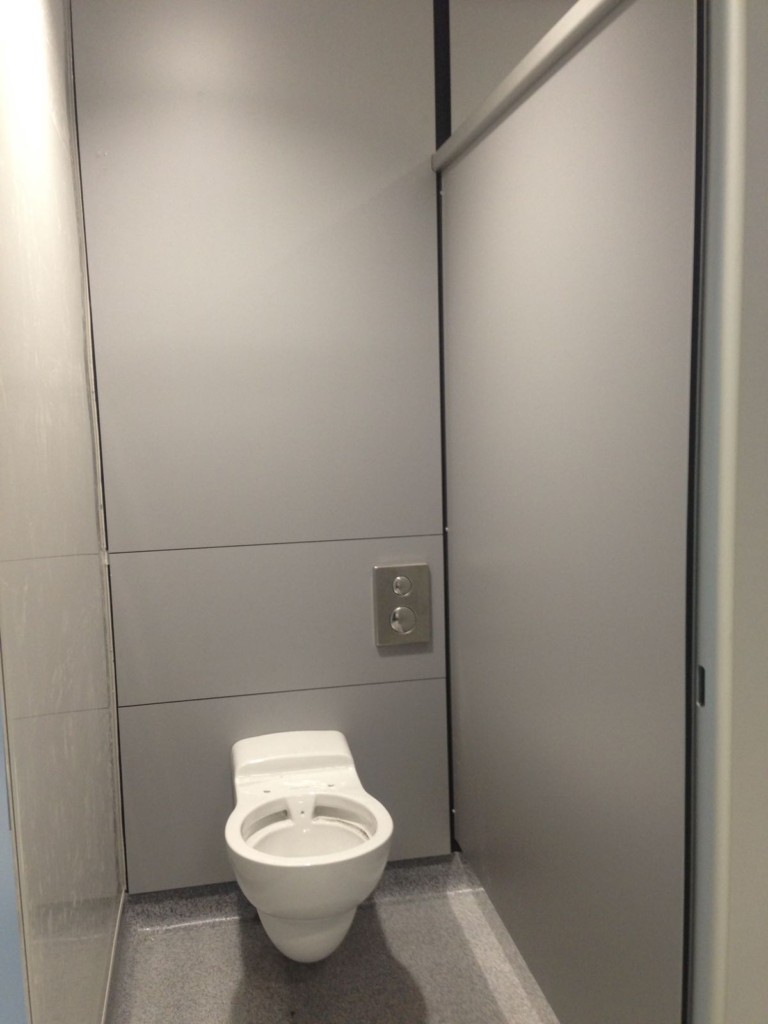 Citi Bank Toilet Cubicles and Locker Systems